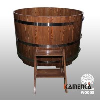 Купель Maestro Woods круглая D=1,50 H=1,40м из лиственницы морёной