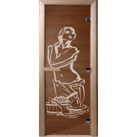 Дверь Doorwood Искушение Бронза прозрачная