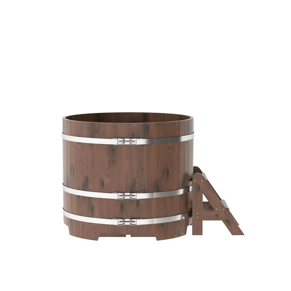 Купель круглая BentWood дуб морёный рустик D=1,17