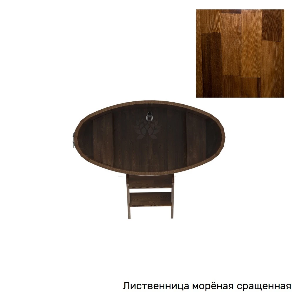 Купель овальная BentWood 0,69х1,31 лиственница