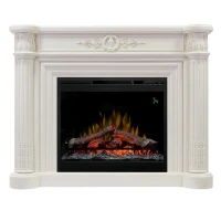 Каминокомплект Manor - Белый дуб с очагом Symphony 26'' DF2624L-INT