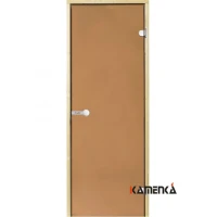 Дверь Harvia SТG 7x19 сосна/бронза