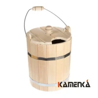Ведро-запарник 18л с крышкой Осина